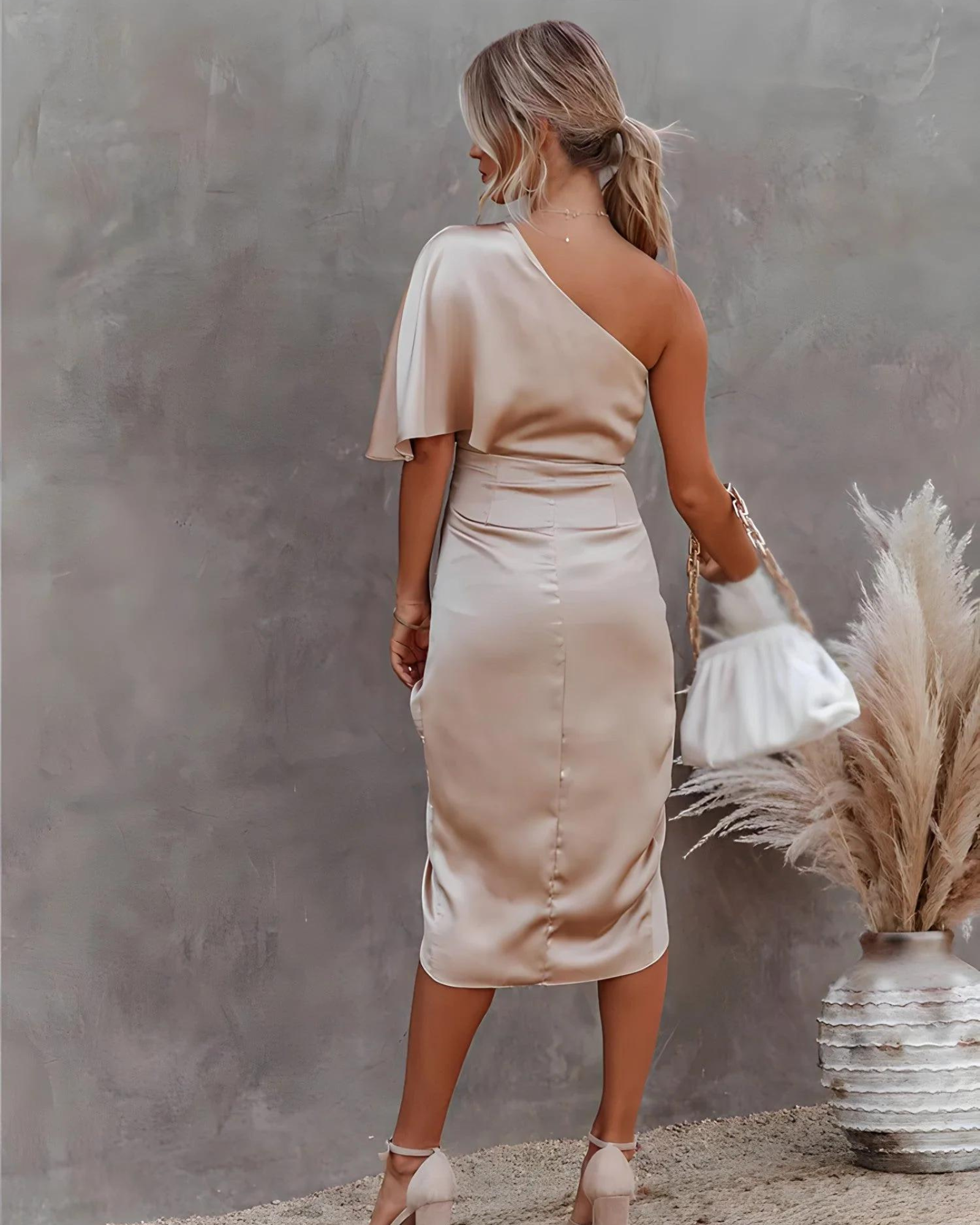 Elle | Silke Satinkjole
