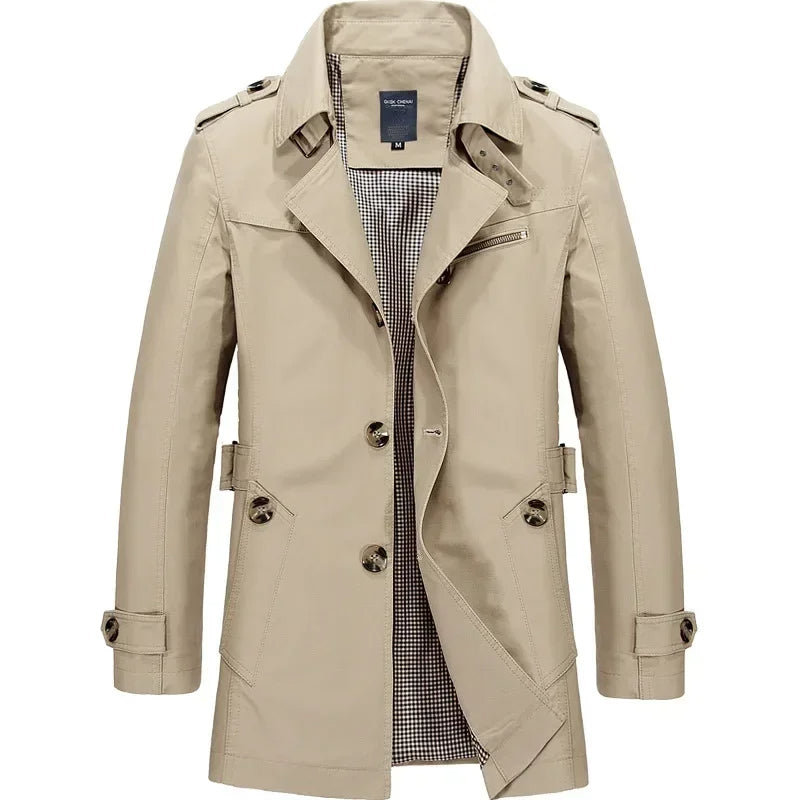 Klassisk Business Windbreaker til Herrer