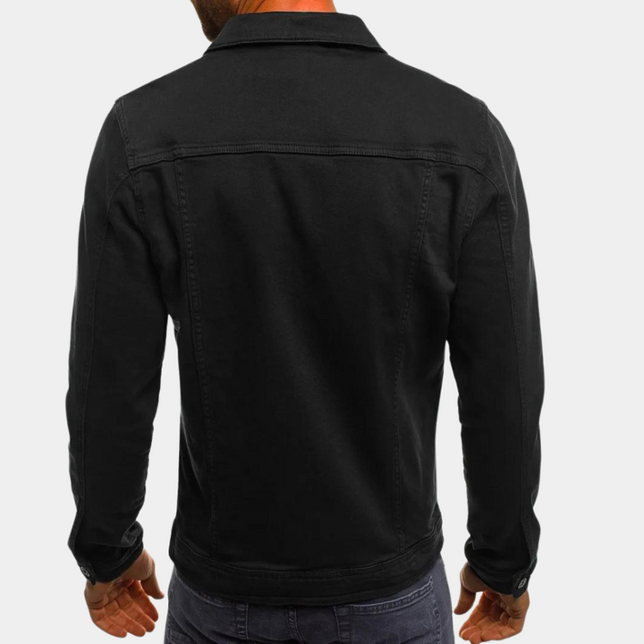 Casual denimjakke til mænd Tidløs stil møder hverdagskomfort