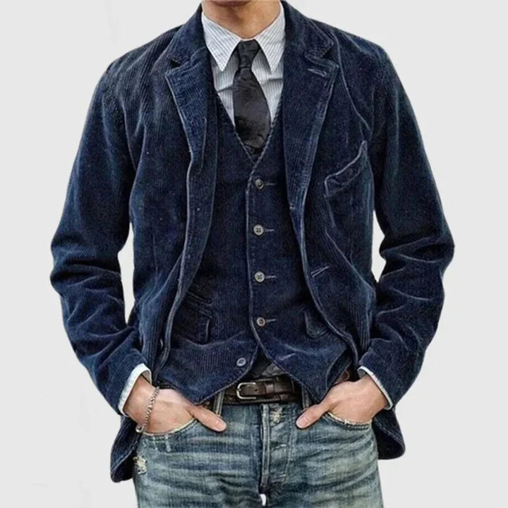 Herrefløjlsjakke